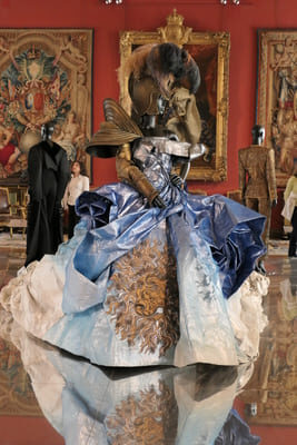 a ballgown on a mannequin